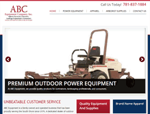 Tablet Screenshot of abcequipmentco.com